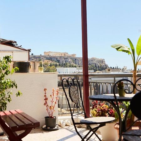 Mosaics Athens Central Studio With Acropolis View Exterior foto